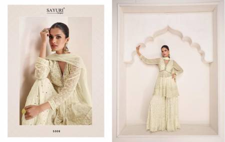 Sayuri Polki Georgette Wedding Salwar Suits Catalog
